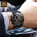 Mens Watches OLEVS Water Resistant Feature  Stainless Steel Band  Quartz Watch Men Luxury Brand Fashion Business Wristwatch